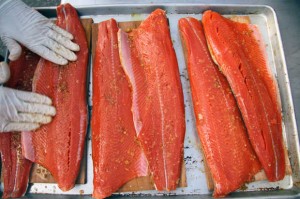 State officials may increase the average amount of fish, such as this sockeye salmon, each person eats per day. Raising that number would mean more stringent controls on pollution, because if people are eating more fish, they could be consuming more toxins.THE BELLINGHAM HERALD