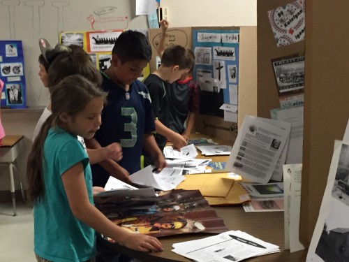 Second grade to fifth graders attended the cultural fair and learned about the various tribes presented on Thursday, June 11, 2015, at the Quil Ceda Tulalip Elementary School. Photo/ Tulalip News, Brandi N. Montreuil