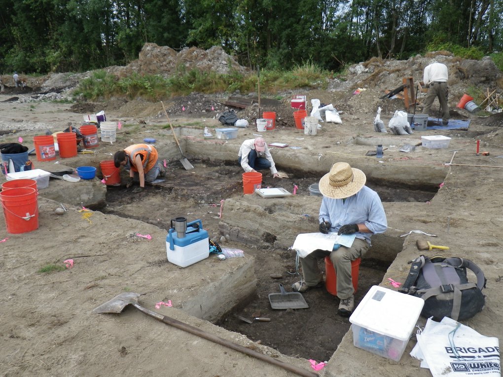 “We were pretty amazed,” said archaeologist Robert Kopperl of the finds at the site. (SWCA Environmental Consultants)