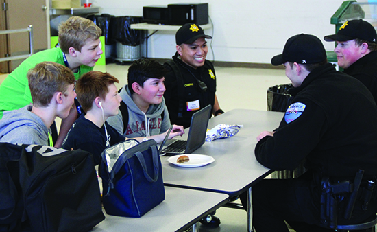  “I heard three different kids say, ‘man those guys were fun’ when talking about the police officers. They didn’t come here to be scary, they came here to be community members supporting our kids and our students took notice of that.”- Chrissy Dulik Dalos, Manager, Marysville School District Indian Education Department